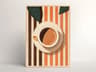 Retro Coffee Stripe Canvas Poster  Minimalist Kitchen Wall Art For Cafe  Coffee Lover Decor 16