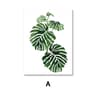 Nordic Botanical Canvas Wall Art  Monstera Fern  Banana Leaf Prints For Living Room  Bedroom Decor 6