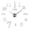Modern 3D DIY Wall Clock  Large Acrylic Mirror Sticker Quartz Clock For Living Room Home Decor 18