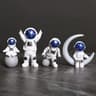 4pcs Astronaut Figurine Set  Space Spaceman Mini Statues For Kids Desk  Home Decor 8
