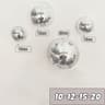 Wall Mounted Disco Ball Mirror Decor  Metallic Half Sphere Mirror Ball For Home Wedding  Party Wall 12