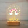 Personalized Animal LED Night Light  Custom Name Acrylic Lamp For Kids Bedroom  Baby Gift 13