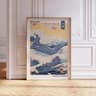 HokusaiInspired Mount Fuji Wave Canvas  Japanese Sunrise Landscape Wall Art For Modern Home Decor 13