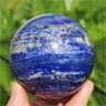 Natural Crystal Ball Sphere  Polished Pink Healing Stone Reiki Decor  Massage Sphere 14