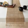 Natural Jute Table Runner With Tassels  Rustic Farmhouse Christmas  Wedding Table Decor 6