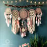 Boho Macrame Dream Catcher Set  5pcs Moon Wall Hanging Decor For Nursery  Home 12