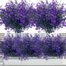 12 Bundles UVResistant Artificial Outdoor Flowers  Realistic Plastic Shrubs For Garden Patio  Windo 7
