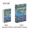 Van Gogh  Monet Decorative Book Box  Hidden Storage Faux Books With Sunflower  Water Lily Art 28