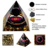Natural Crystal Energy Pyramid  2in Reiki Healing Chakra Resin Pyramid For Spiritual Decor 9