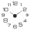 Large 3D DIY Wall Clock  Luminous Silent Modern Wall Sticker Clock For Living Room Decor 6