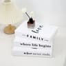 Modern Decorative Fake Books Set  3pcs White Simulation Books For Home  Living Room Decor 8