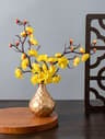 114 In Artificial Plum Blossom Branch  Silk Peach Flower Stem For Home Wedding  Table Decor 8