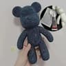 Fluorescent Diamond Bear Figurine  DIY Rhinestone Crystal Resin Bear Decor  Gift 3113 In 11