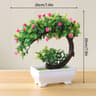 Artificial Bonsai Tree Potted Plant  Realistic Mini Greenery Desk  Home Decor 13
