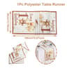 Cartoon Teddy Bear Table Runner  Cute Baby Shower  1st Birthday Table Decor 7
