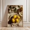 Minimalist Olive Tree Canvas Wall Art  Mediterranean Still Life Poster For Natural Home Decor 16