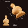 Half Round Roman Wood Column Cap Applique  Decorative Carved Furniture Onlay Accent 14