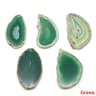 Natural Onyx Agate Geode Slice Pendant Stones  Irregular Crystal Slices For Jewelry Healing  Home D 12