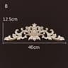 Antique Wood Carved Appliques Onlays  Decorative Moulding Wall  Furniture Accents 7