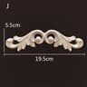 Antique Wood Carved Appliques Onlays  Decorative Moulding Wall  Furniture Accents 23