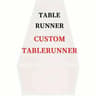 Personalized Linen Table Runner  Custom Printed Wedding  Holiday Dining Decor 5