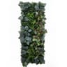 Artificial Rose Grass Wall Panel  16x47in Floral Lawn Decor With Straw Mat Backing 9