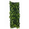 Artificial Rose Grass Wall Panel  16x47in Floral Lawn Decor With Straw Mat Backing 12