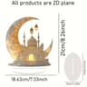 Eid Acrylic Mosque Table Decor  Ramadan Islamic Window  Home Display Ornament 6