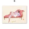 Abstract Crocodile Fish Canvas Wall Art  Colorful Line Poster For Modern Home Decor 7