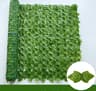 Artificial Ivy Privacy Fence Panel  Green Leaf Hedge For Garden  Balcony Decor 6