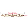 Unpainted Wood Carving Corner Applique  Retro Furniture Trim Frame Decor 13