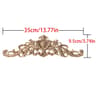 Unpainted Wood Carving Corner Applique  Retro Furniture Trim Frame Decor 16