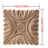 European Carved Wood Corner Applique  Unpainted Floral Furniture Decal For Vintage Home Decor 23