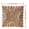 European Carved Wood Corner Applique  Unpainted Floral Furniture Decal For Vintage Home Decor 24