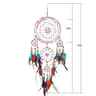 Handmade FiveRing Dream Catcher Wall Hanging  Boho Feather Bead Home Decor 7