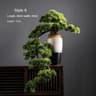 Artificial Welcome Pine Bonsai Tree  Four Seasons Desktop Landscape Plant For Home  Office Decor 14