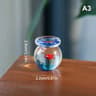 VividGlass Mini Pocket Fish Figurine  Handcrafted Colorful Glass Ornament For Desk  Home Decor 8