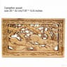 HandCarved Camphor Wood Dragon  Phoenix Wall Art  3D Traditional Chinese Decorative Panel With Natu 28