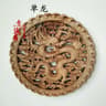 HandCarved Camphor Wood Dragon  Phoenix Wall Art  3D Traditional Chinese Decorative Panel With Natu 29