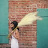 Large Artificial Pampas Grass Decor  47in Tall Fluffy Faux Boho Stems For Elegant Home Styling 6