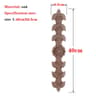 HandCarved European Oak Applique  Vintage Floral Wood Onlay Decor For Furniture  Doors 29