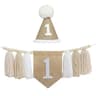 Boho 1st Birthday High Chair Banner  Modern Nursery  Baby Room Party Decoration 27