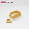 3pcs Mini Dollhouse Cat Litter Box Set  Miniature Pet Supplies With Shovel Accessories 8