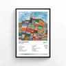Radiohead The Bends Canvas Poster  Retro Rock Album Cover Wall Art 6