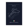 F1 Circuit Track Canvas Wall Art  Nurburgring Monza Silverstone Motorsport Racing Poster 10