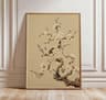 Ancient Pine Tree Canvas Wall Art  Japanese Zen Nature Poster For Calm Home Decor 17