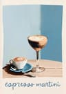 Aperol Spritz Cocktail Canvas Wall Art  Italian Pizza Wine  Negroni Kitchen Poster 16