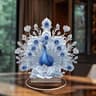 Acrylic Crystal Dragon Figurine  2D Fantasy Desktop Ornament For Home  Office Decor 7