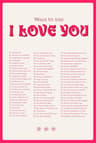 More Amor Por Favor Canvas Wall Art  Colorful Pink Love Quote Poster For Girls Room  Modern Home De 11