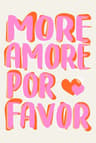 More Amor Por Favor Canvas Wall Art  Colorful Pink Love Quote Poster For Girls Room  Modern Home De 13